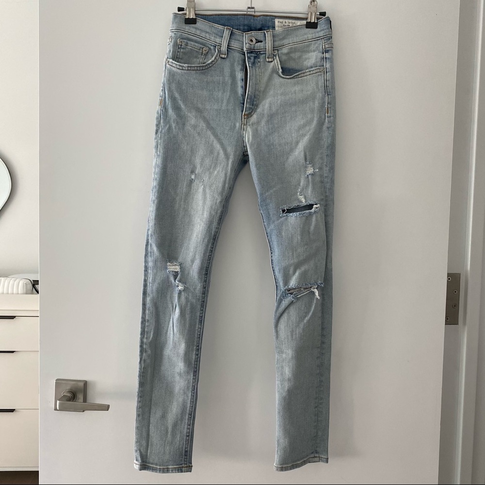 Rag & Bone skinny ankle jeans